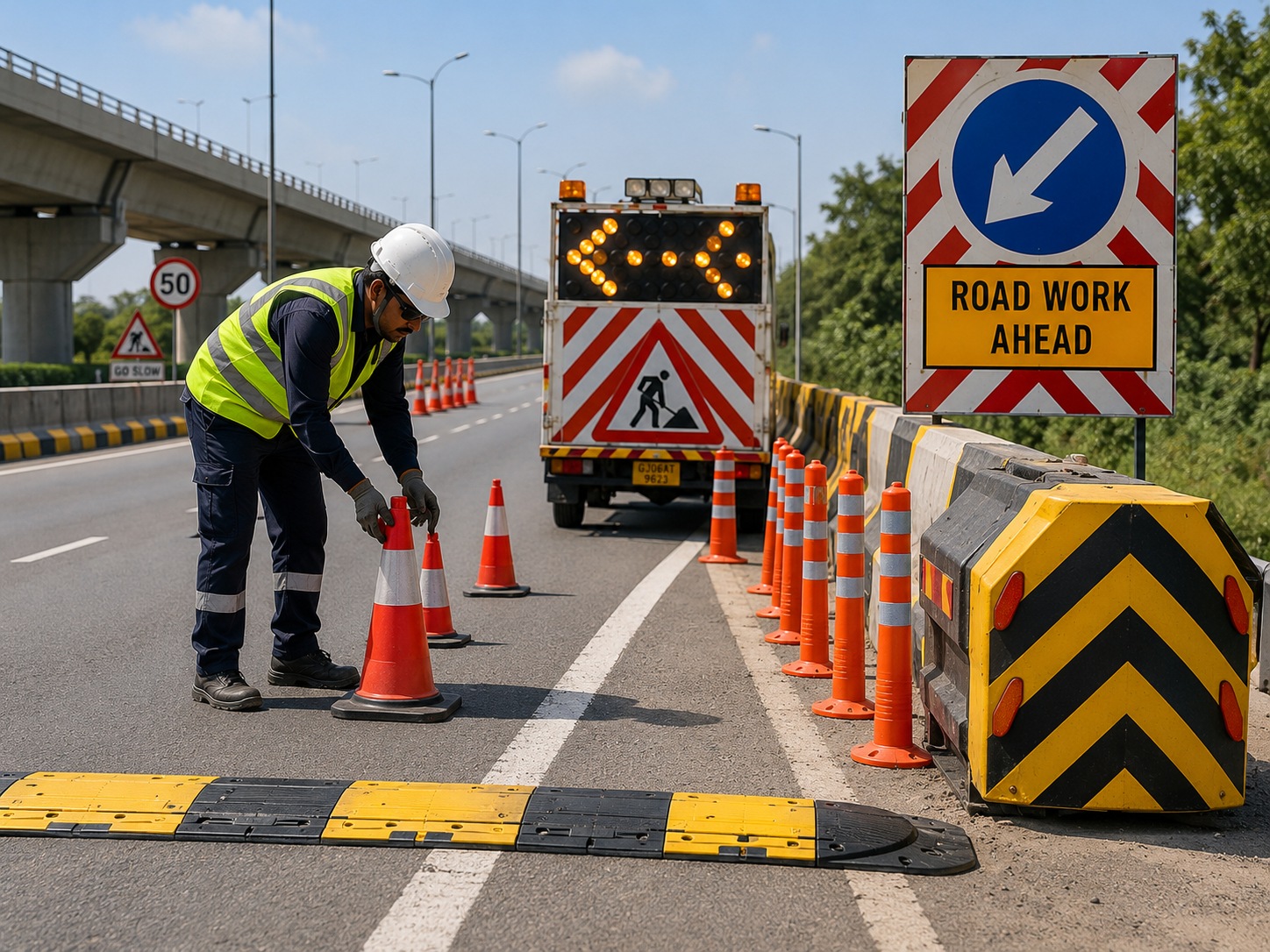 Road safety products for roads and infrastructure projects