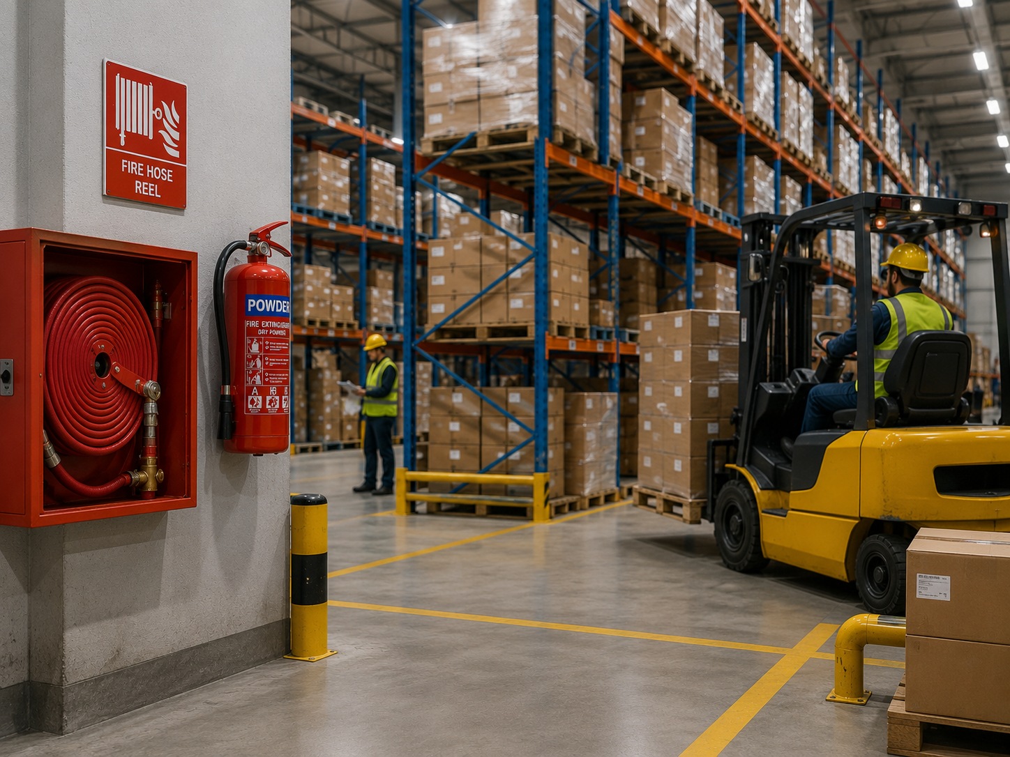 Fire protection products for warehouses and logistics facilities