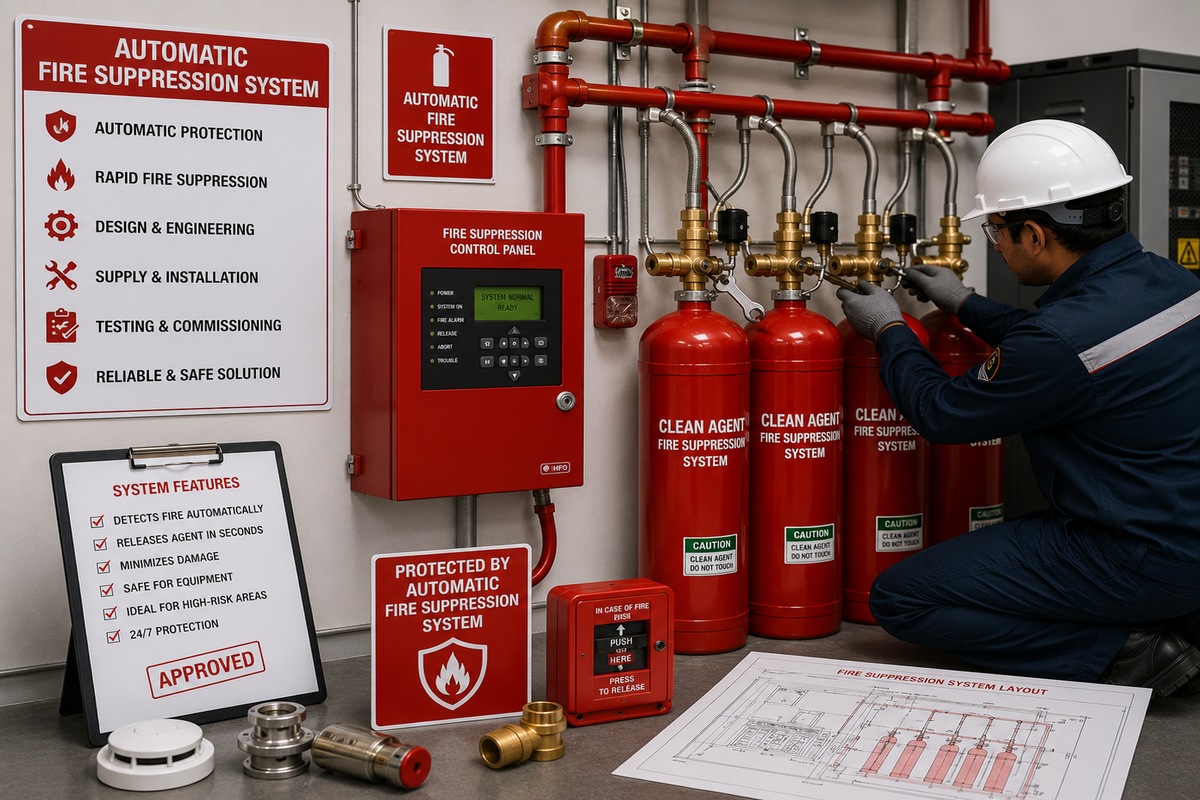 Automatic Fire Suppression Work